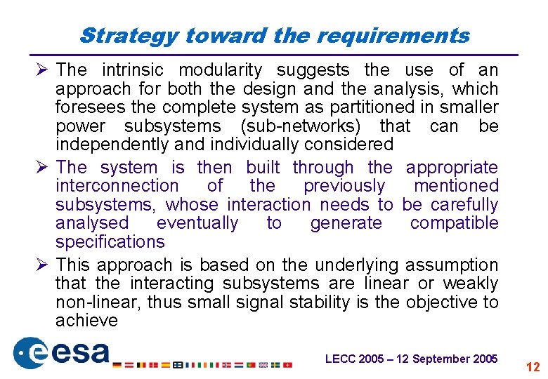 Distributed Power System for Large Orbital Infrastructures Architecture