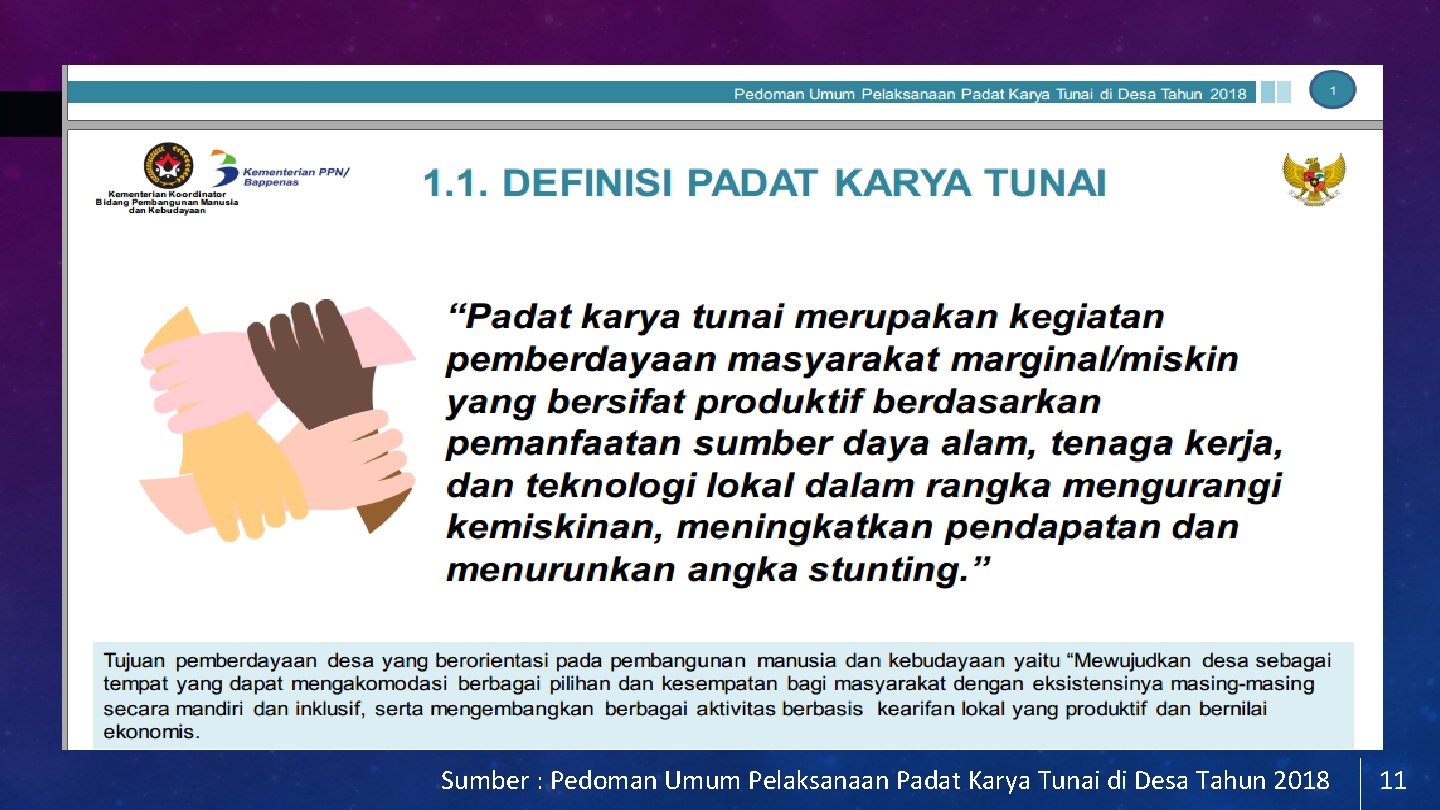 KHUSUS UNTUK PADAT KARYA Sumber : Pedoman Umum Pelaksanaan Padat Karya Tunai di Desa