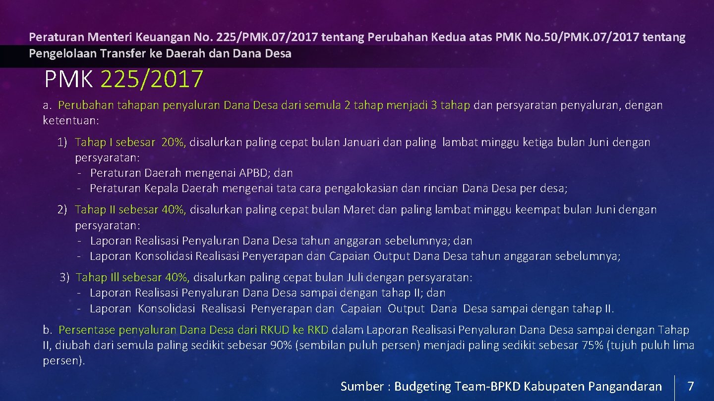 Peraturan Menteri Keuangan No. 225/PMK. 07/2017 tentang Perubahan Kedua atas PMK No. 50/PMK. 07/2017