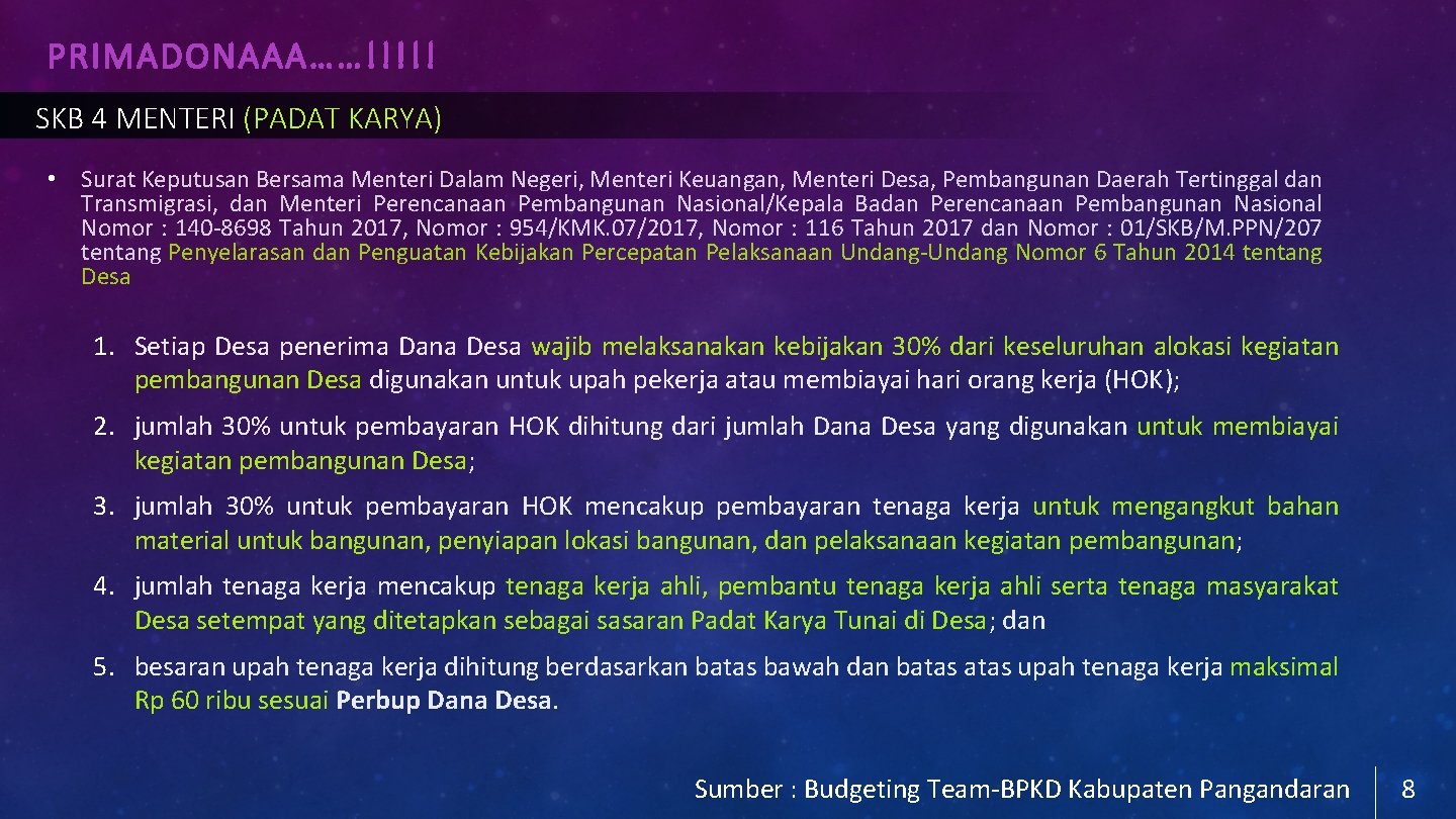 PRIMADONAAA……!!!!! SKB 4 MENTERI (PADAT KARYA) • Surat Keputusan Bersama Menteri Dalam Negeri, Menteri