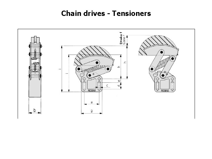 Chain drives - Tensioners 