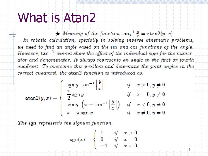 What is Atan 2 4 