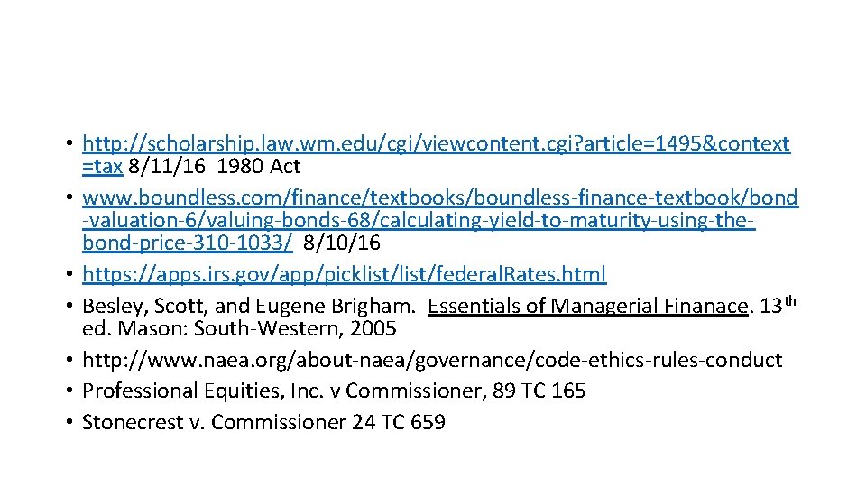  • http: //scholarship. law. wm. edu/cgi/viewcontent. cgi? article=1495&context =tax 8/11/16 1980 Act •