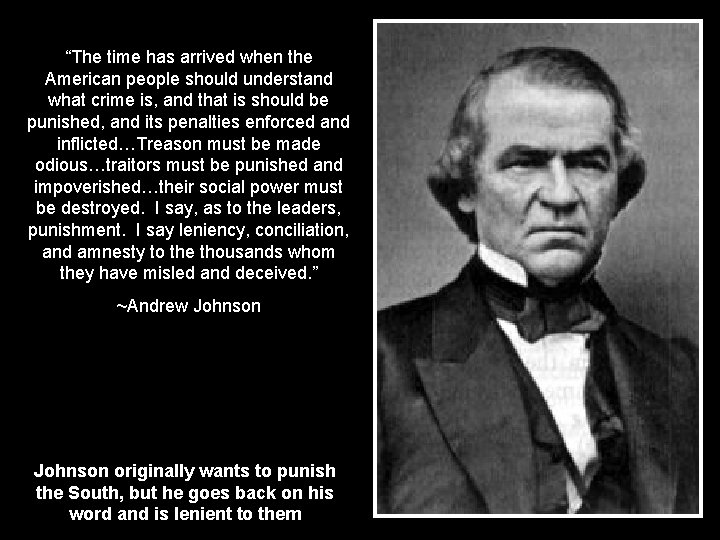 “The time has arrived when the American people should understand what crime is, and