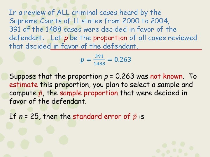 In a review of ALL criminal cases heard by the Supreme Courts of 11