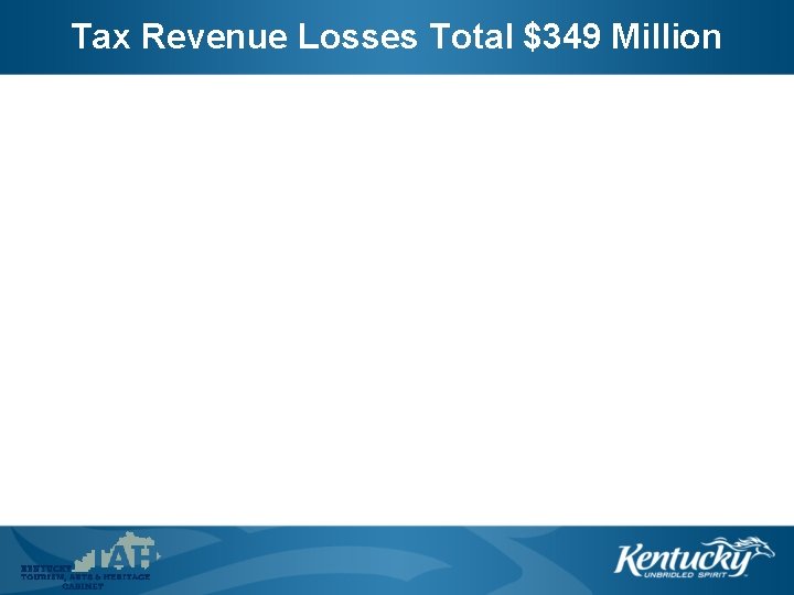 Tax Revenue Losses Total $349 Million 