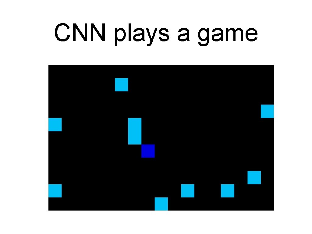 CNN plays a game CNN plays a game