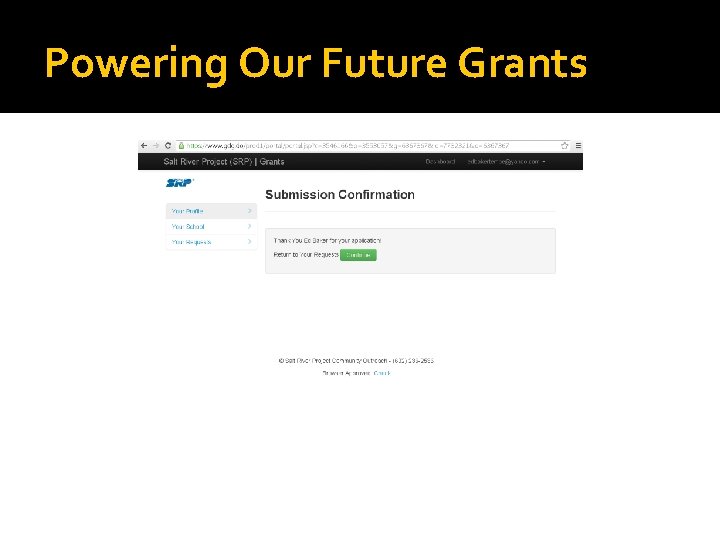 Powering Our Future Grants 