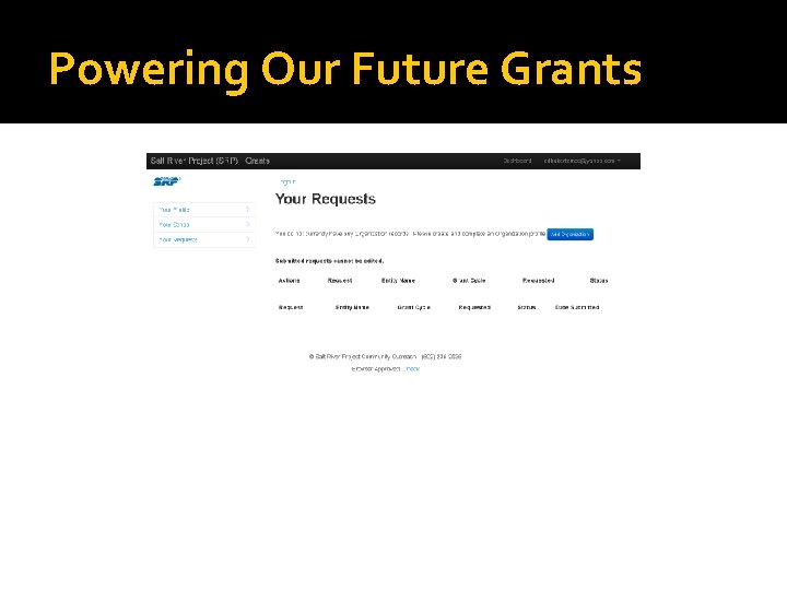 Powering Our Future Grants 