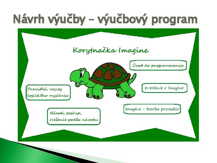 Návrh výučby – výučbový program 