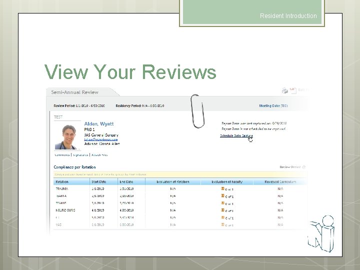 Resident Introduction View Your Reviews 