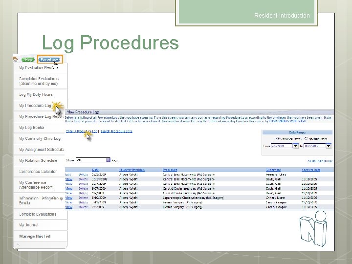 Resident Introduction Log Procedures 