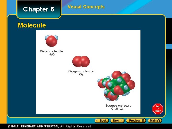 Chapter 6 Molecule Visual Concepts 