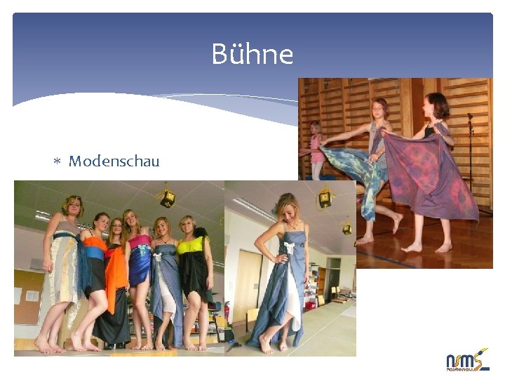 Bühne Modenschau 