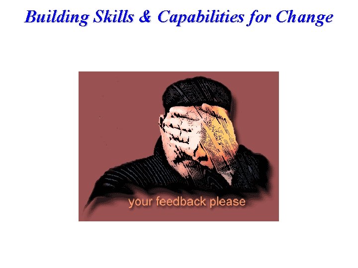 Building Skills & Capabilities for Change 