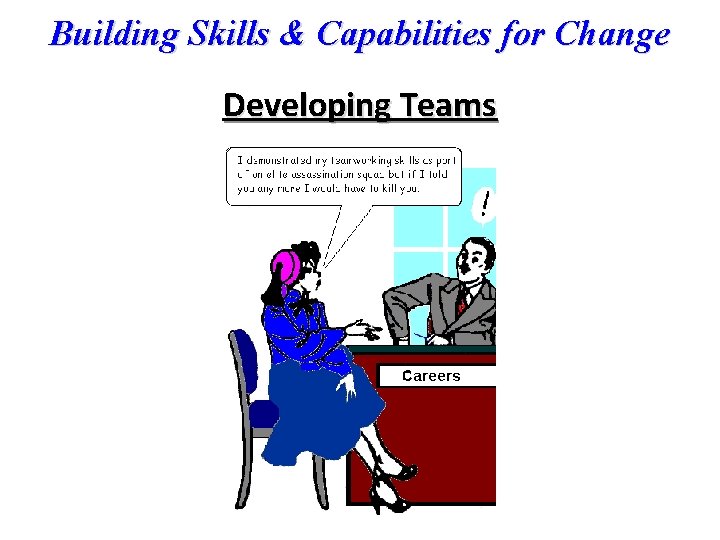 Building Skills & Capabilities for Change Developing Teams 