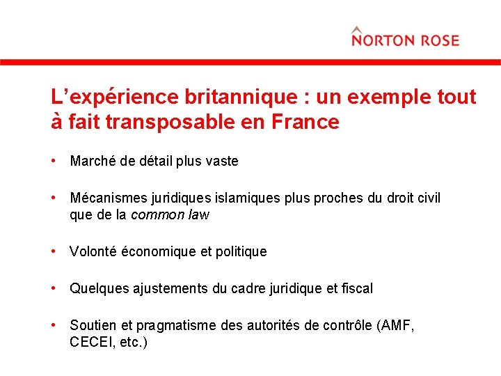 L’expérience britannique : un exemple tout à fait transposable en France • Marché de