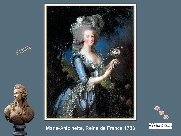 s r u Fle Marie-Antoinette, Reine de France 1783 