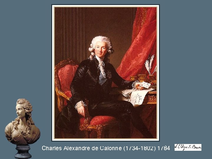 Charles Alexandre de Calonne (1734 -1802) 1784 