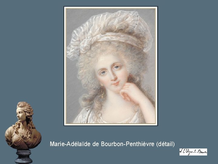 Marie-Adélaïde de Bourbon-Penthièvre (détail) 