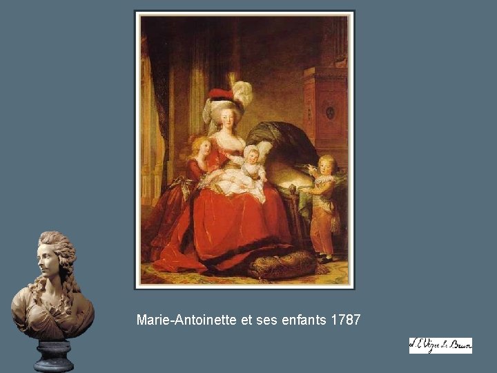 Marie-Antoinette et ses enfants 1787 
