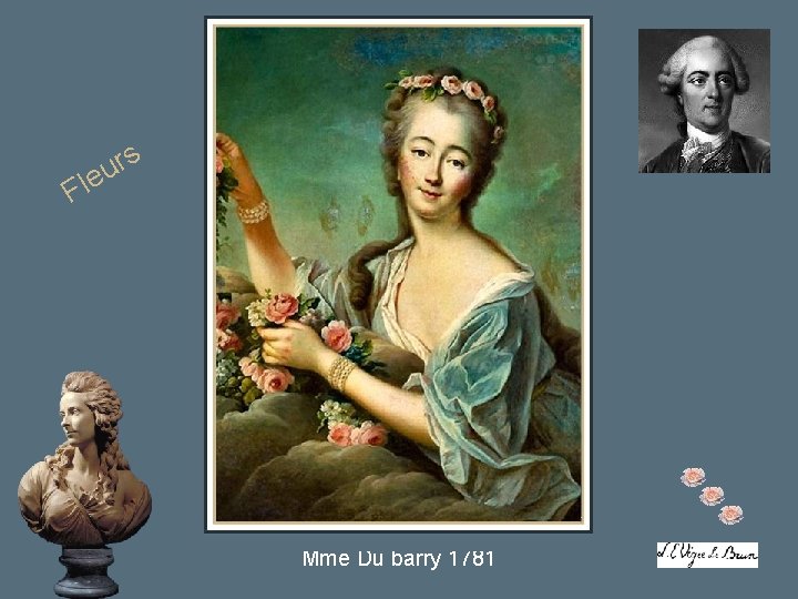 rs u Fle Mme Du barry 1781 