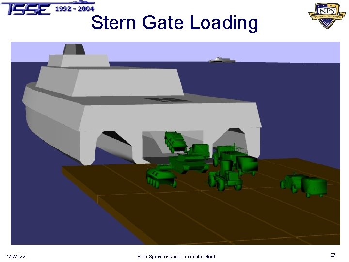 Stern Gate Loading 1/9/2022 High Speed Assault Connector Brief 27 