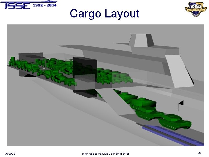 Cargo Layout 1/9/2022 High Speed Assault Connector Brief 30 