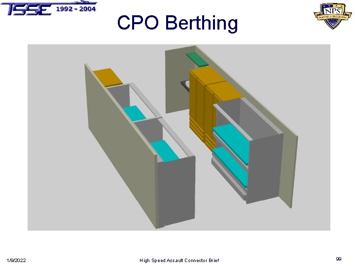 CPO Berthing 1/9/2022 High Speed Assault Connector Brief 99 