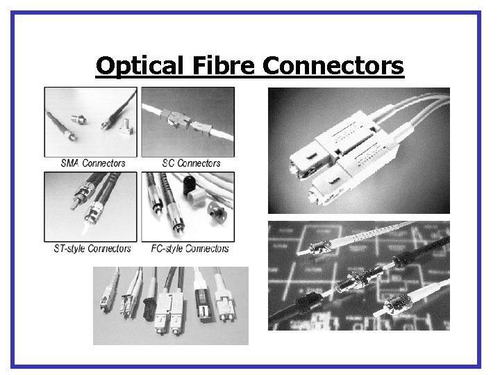 Optical Fibre Connectors 