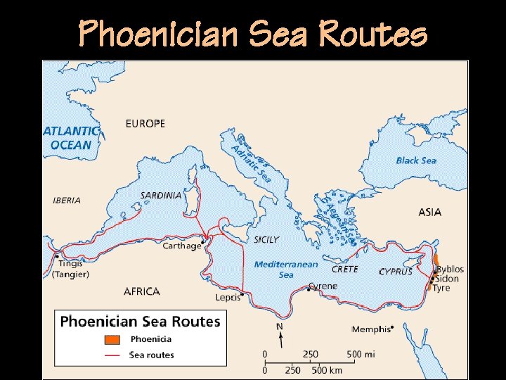 Phoenician Sea Routes 