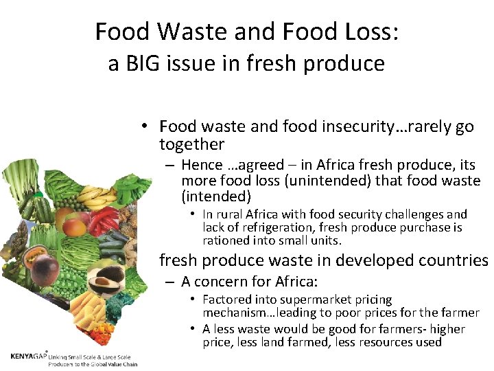 Food Waste and Food Loss: a BIG issue in fresh produce • Food waste