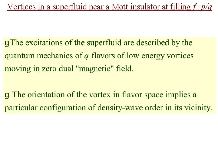 Vortices in a superfluid near a Mott insulator at filling f=p/q 