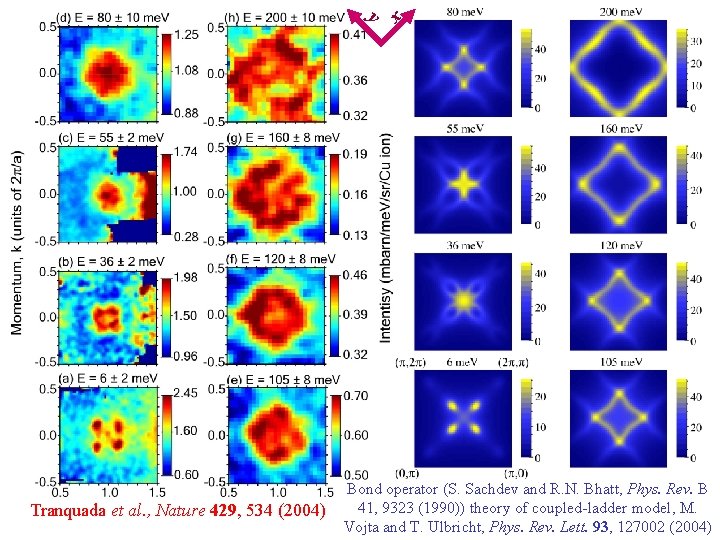 x y Tranquada et al. , Nature 429, 534 (2004) Bond operator (S. Sachdev