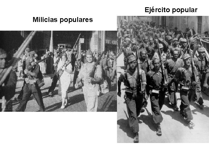 Ejército popular Milicias populares 