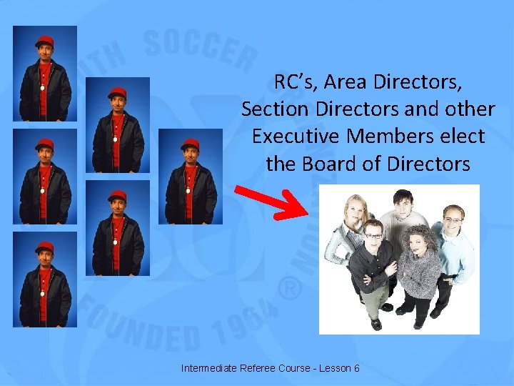 RC’s, Area Directors, Section Directors and other Executive Members elect the Board of Directors