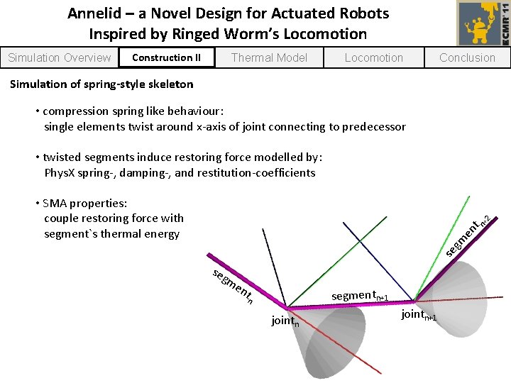 Annelid – a Novel Design for Actuated Robots Inspired by Ringed Worm’s Locomotion Simulation