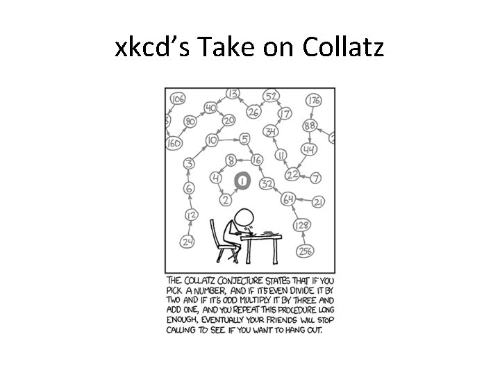 xkcd’s Take on Collatz 