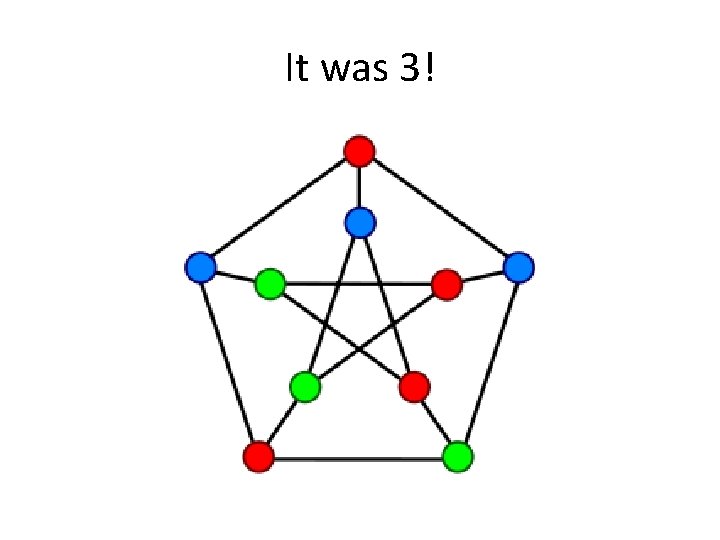It was 3! 