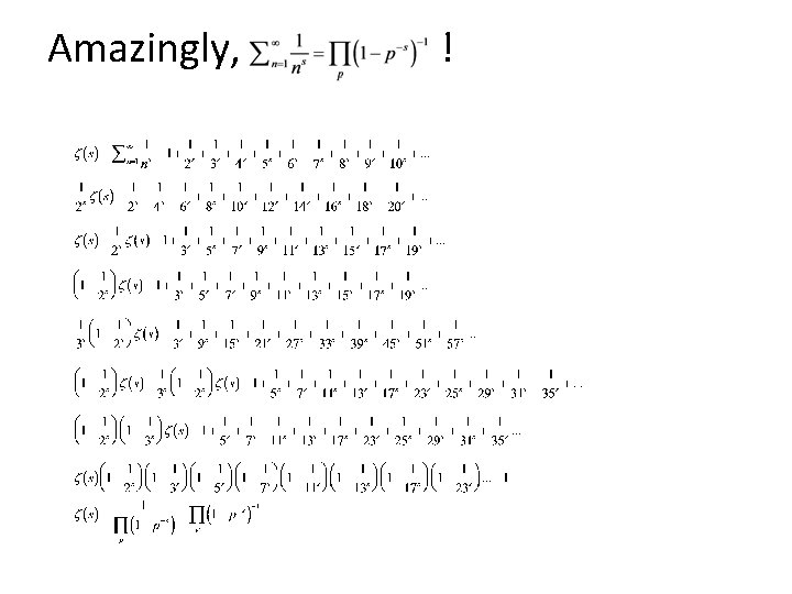 Amazingly, ! 