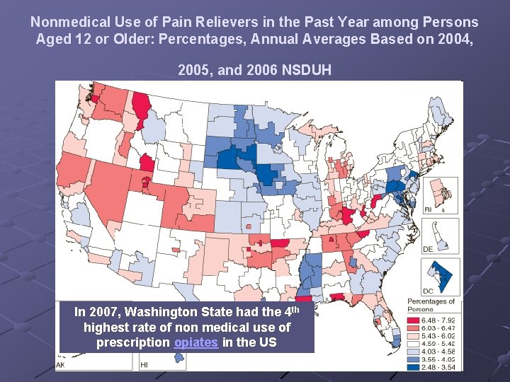 Nonmedical Use of Pain Relievers in the Past Year among Persons Aged 12 or