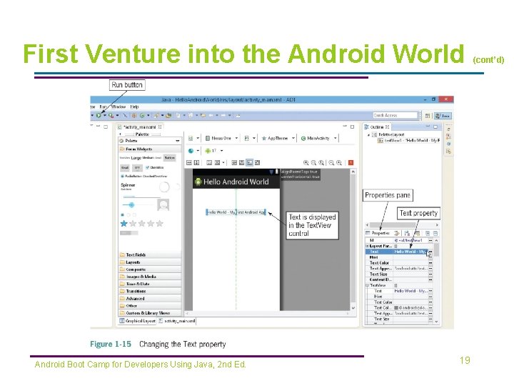 First Venture into the Android World Android Boot Camp for Developers Using Java, 2