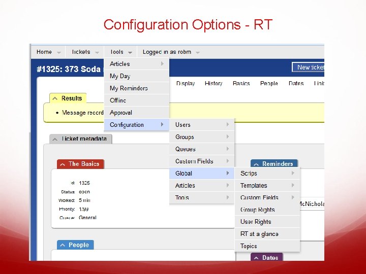 Configuration Options - RT 