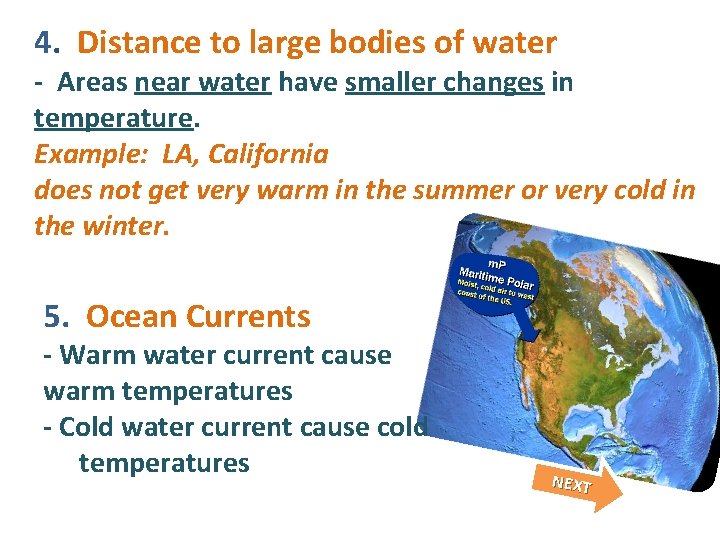 4. Distance to large bodies of water - Areas near water have smaller changes