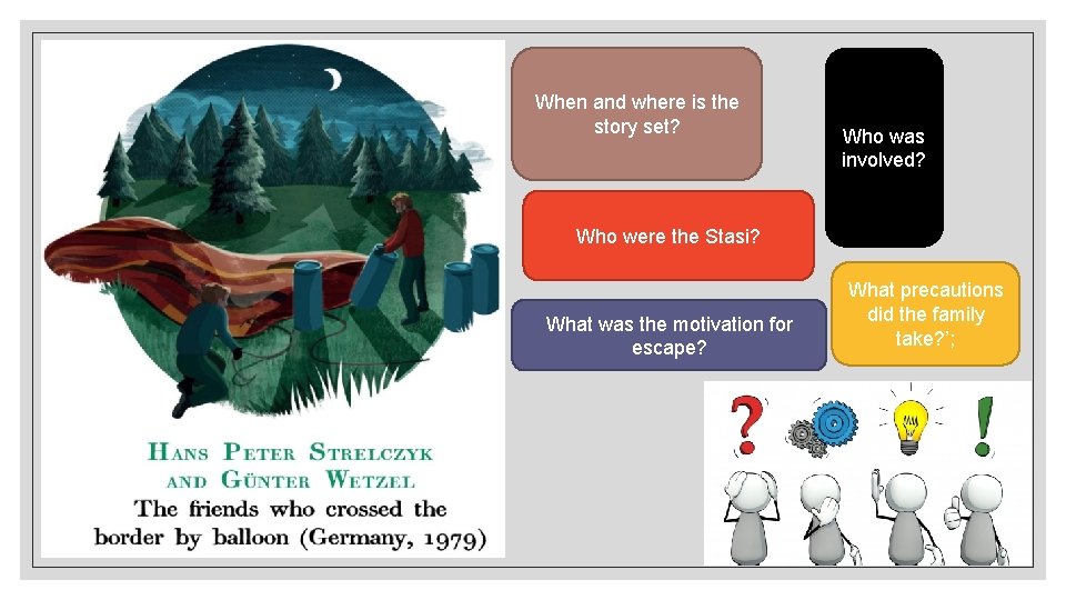 When and where is the story set? Who was involved? Who were the Stasi?