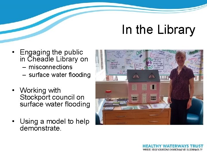 In the Library • Engaging the public in Cheadle Library on – misconnections –