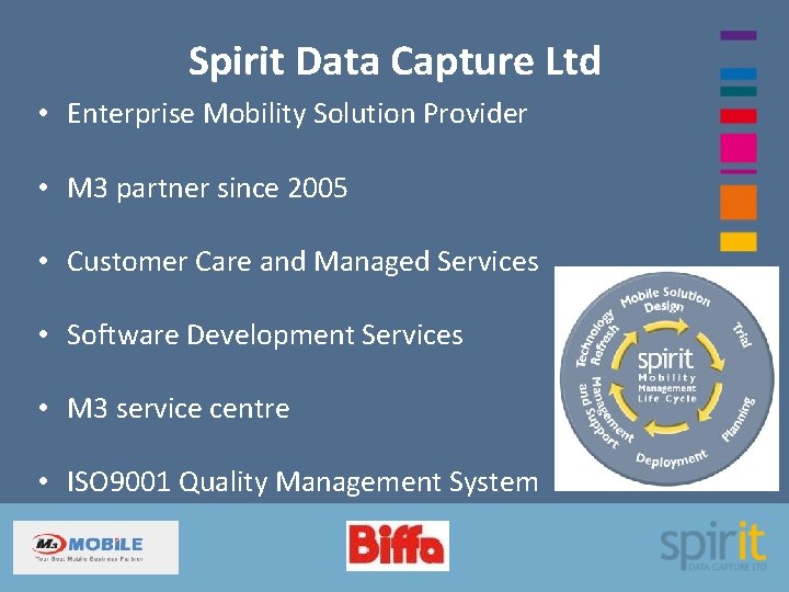 Spirit Data Capture Ltd • Enterprise Mobility Solution Provider • M 3 partner since