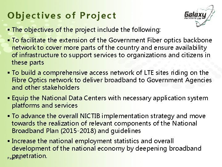 Objectives of Project The objectives of the project include the following: To facilitate the Objectives of Project The objectives of the project include the following: To facilitate the
