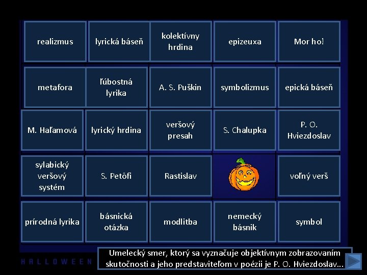 kolektívny hrdina epizeuxa Mor ho! ľúbostná lyrika A. S. Puškin symbolizmus epická báseň M.