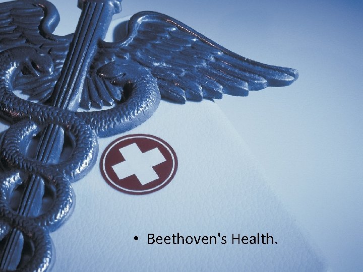  • Beethoven's Health. 